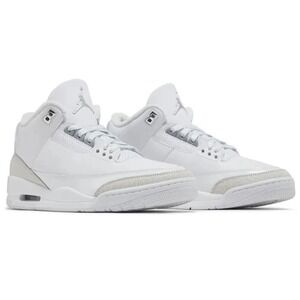 Men's Size 8.5 Air Jordan 3 Retro Pure Money White CT8532-111